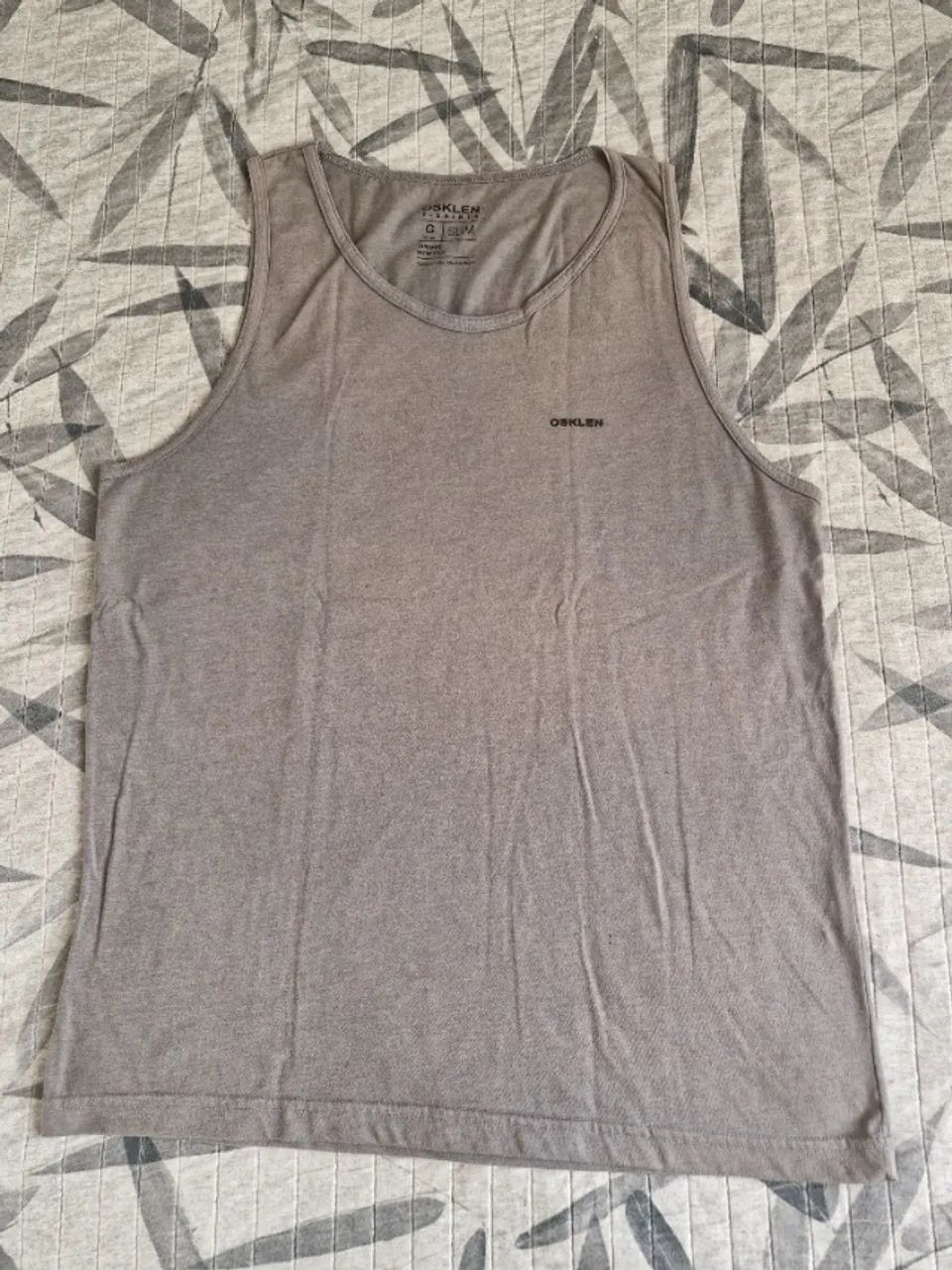 Camiseta Cinza Slim Osklen - Foto 4
