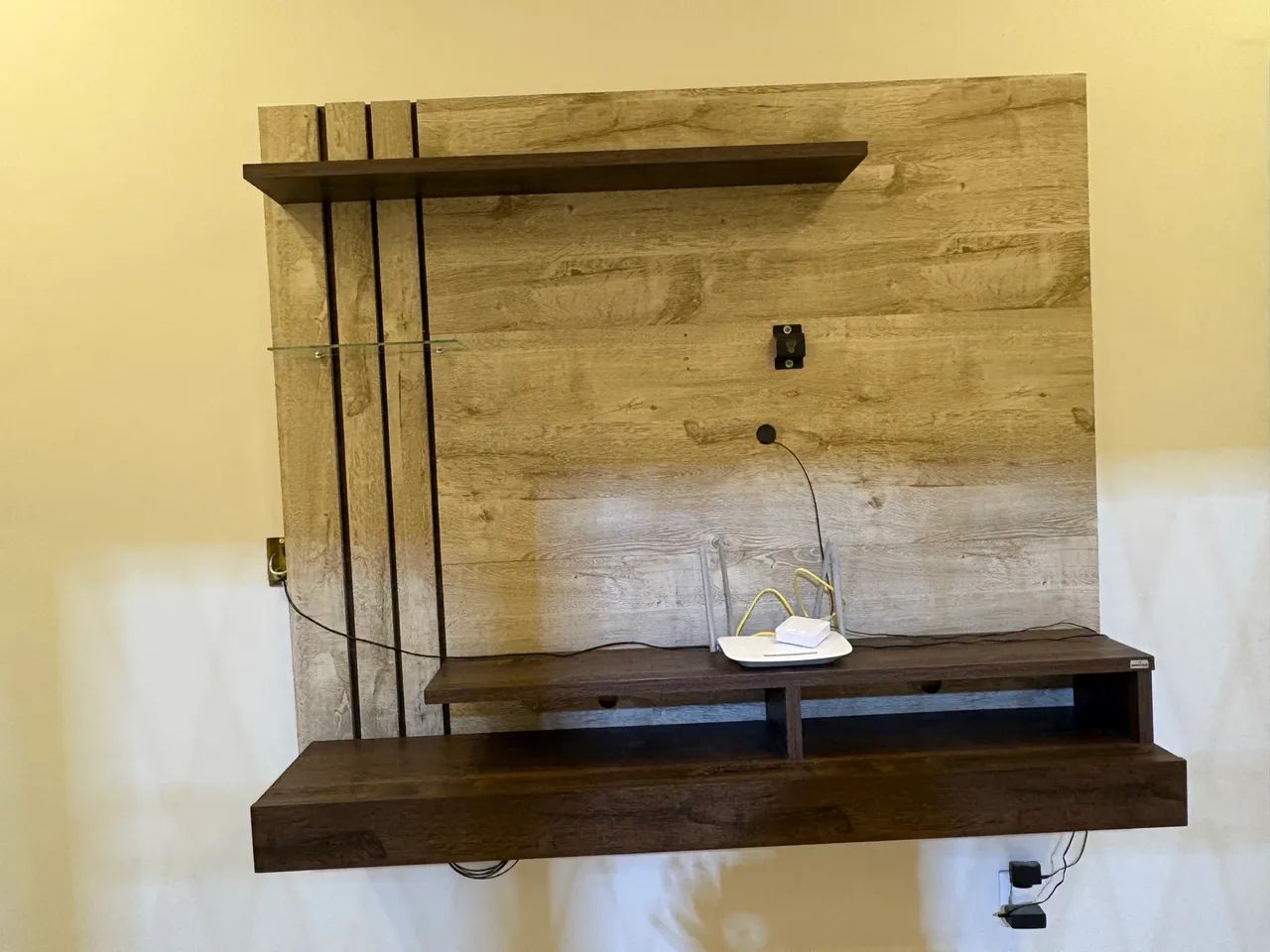 Painel de parede madeira Rack