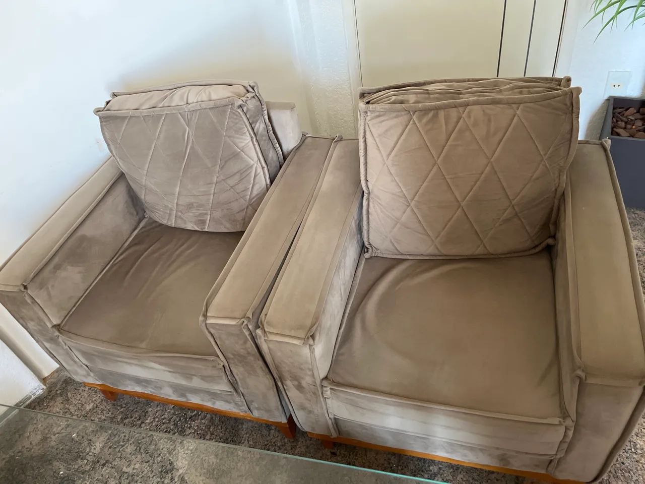 Vendo poltronas semi novas - Foto 2