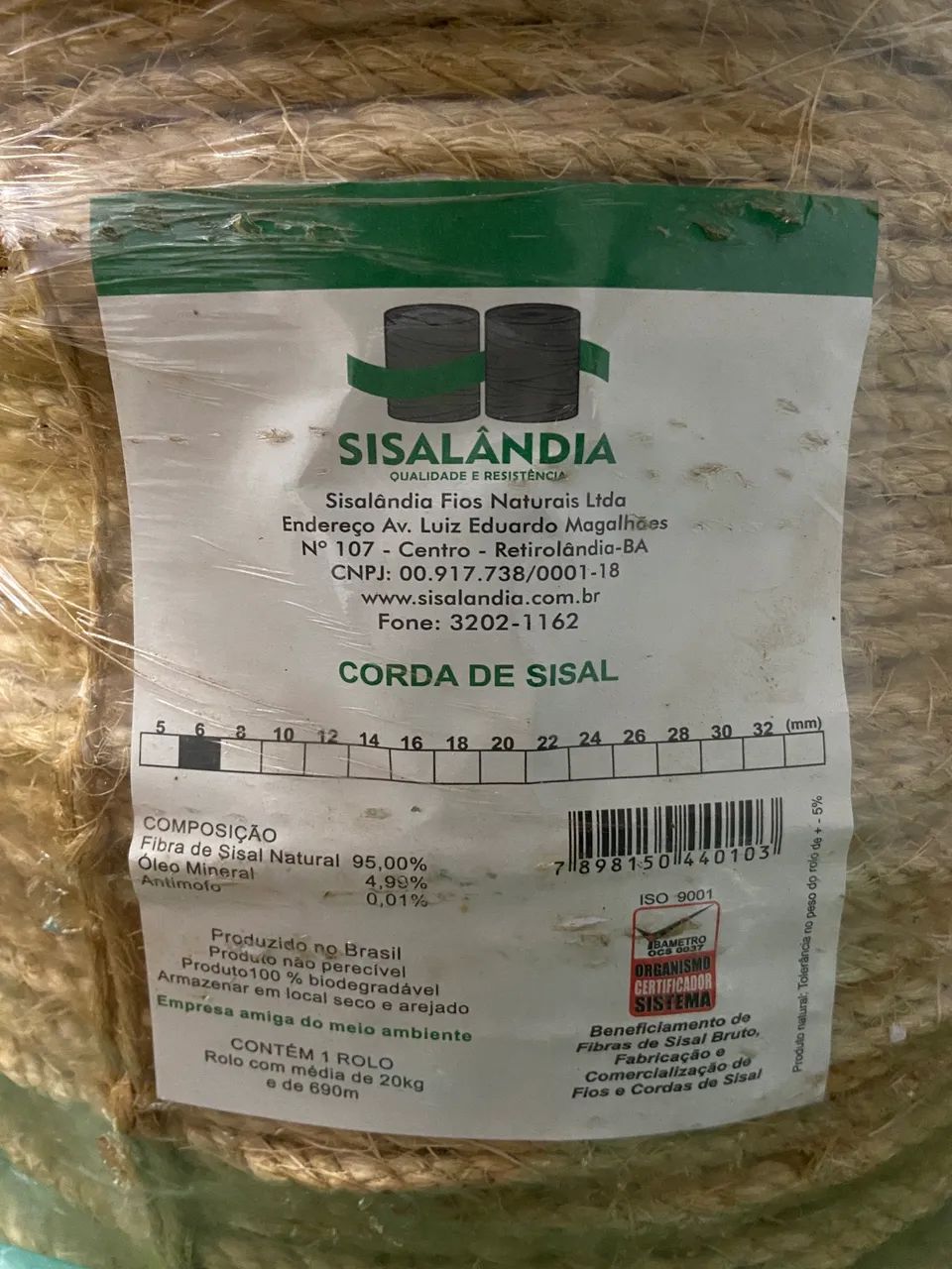 Corda de Sisal 6mm - Foto 2
