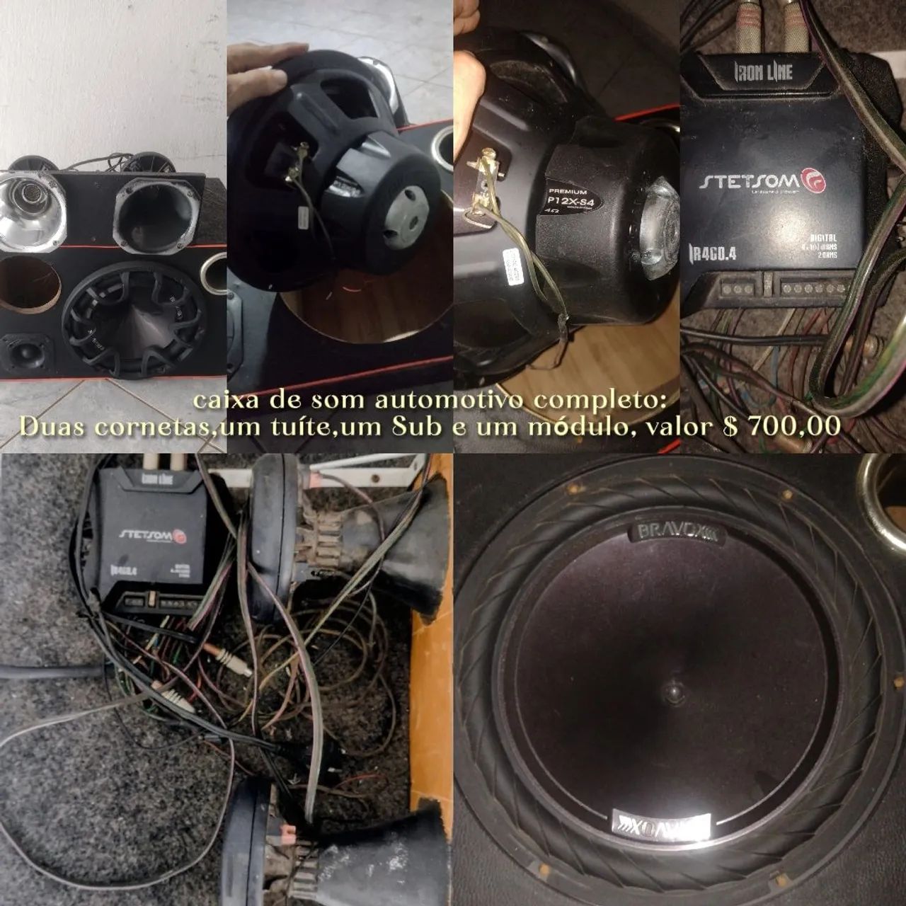 Caixa de som automotiva 