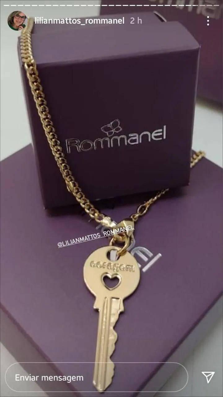 Pingente Chave ROMMANEL