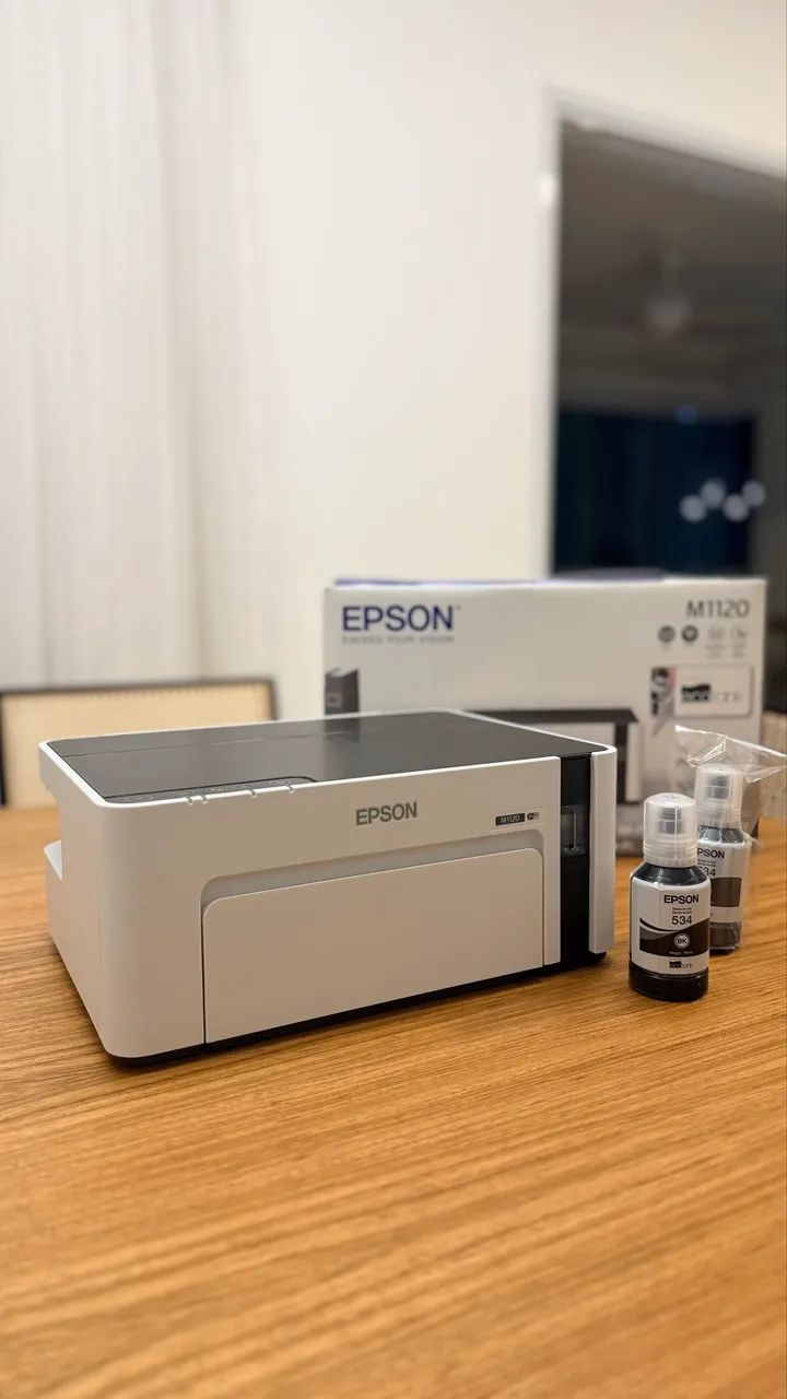 Impressora Epson EcoTank M1120 Wireless - Monocromática - Foto 3