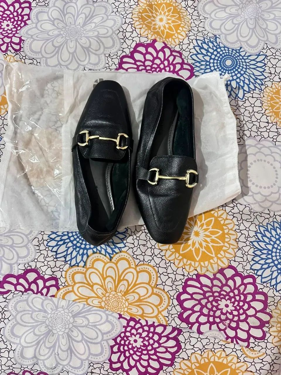Mocassim couro 35