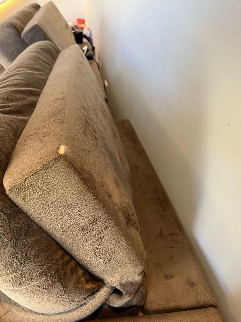 Sofá retrátil em tecido suede 260 X 100 - Foto 3