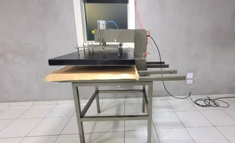 Prensa térmica pneumática para sublimação total - Foto 5