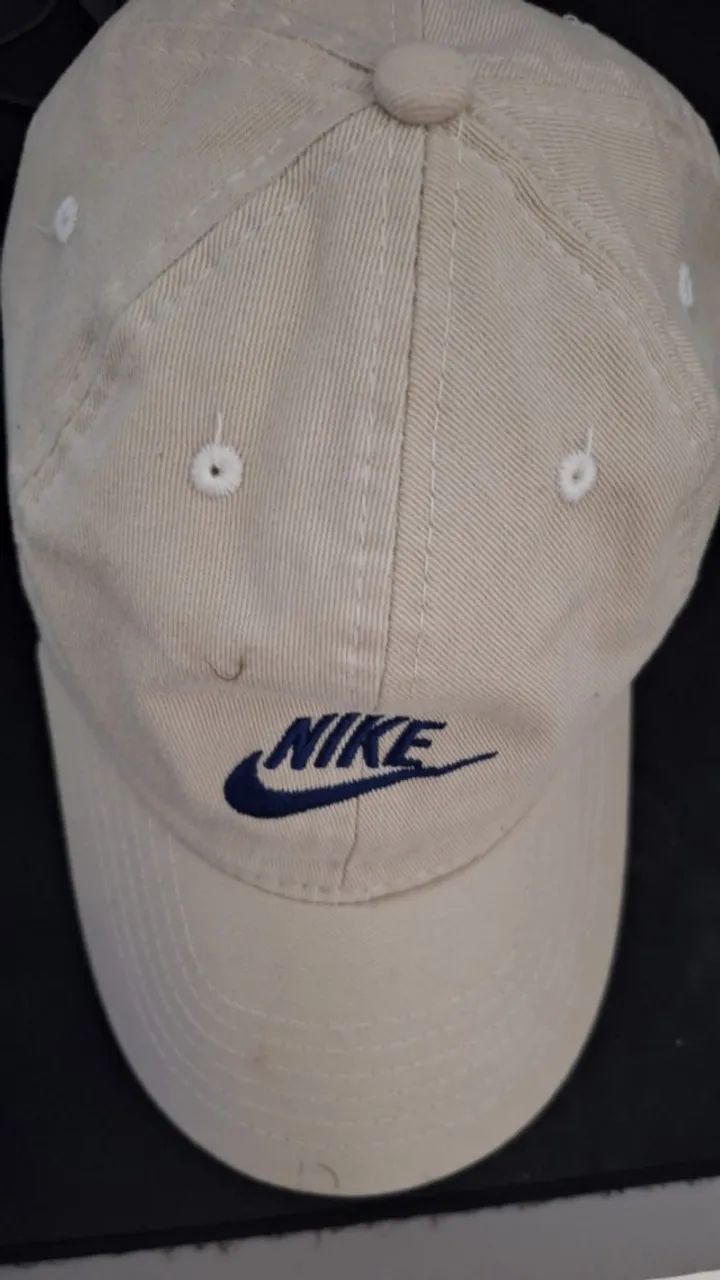 Boné Nike original branco bordado - Foto 3