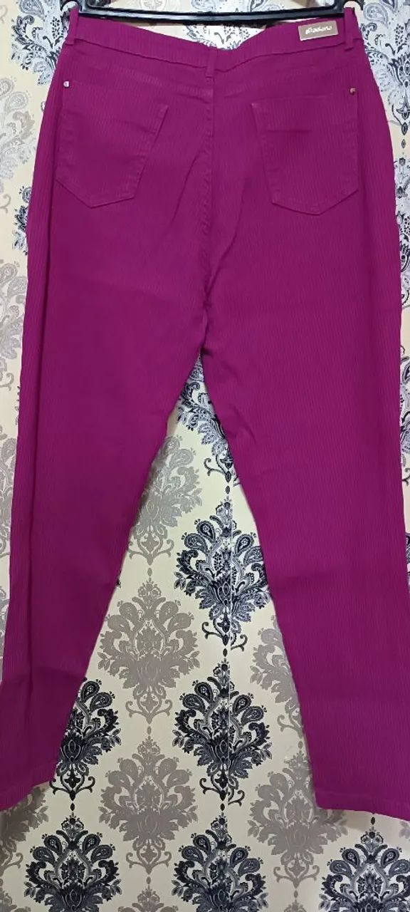 Calça rosa marca Alto Plano veste 42 - Foto 2