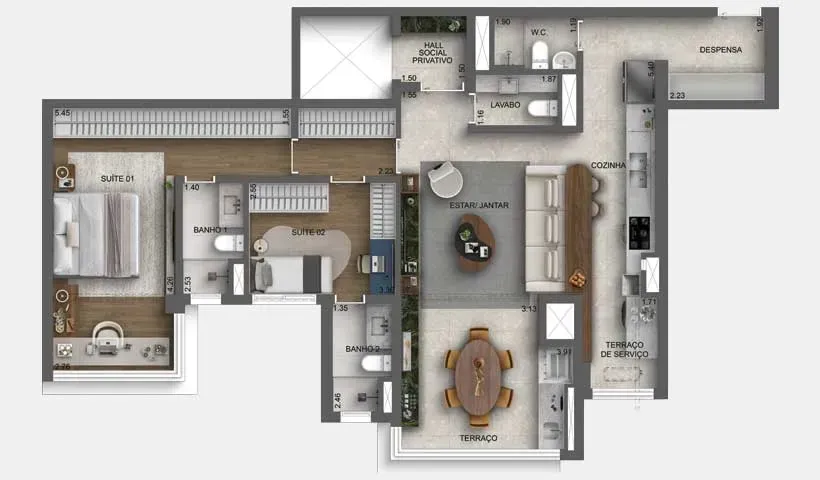 PLANTA 114m²