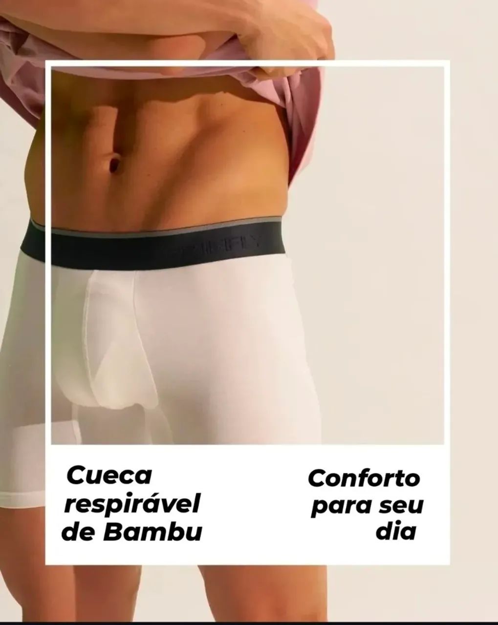 Cuecas Boxer Masculina de Bambu  - Foto 5