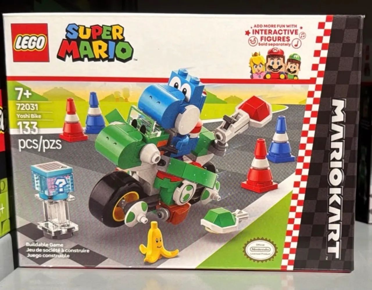 Lego Super Mario Moto De Yoshi Azul Claro (72031)