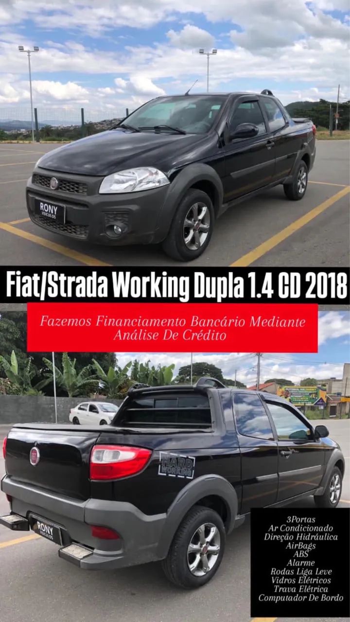 Fiat Strada Working Hard 1.4 Fire Flex 8V CD 2018
