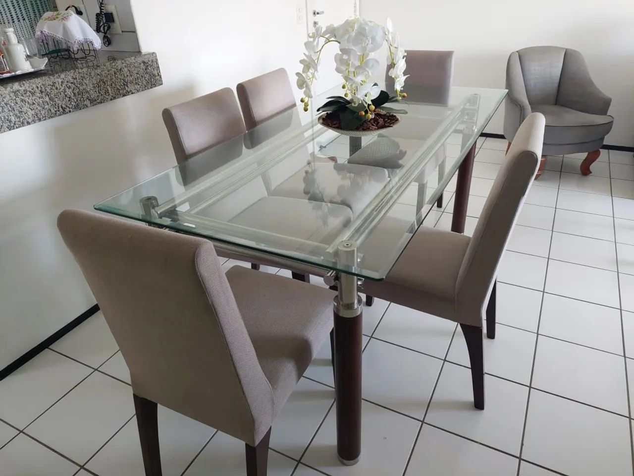 Mesa de jantar 6 lugares