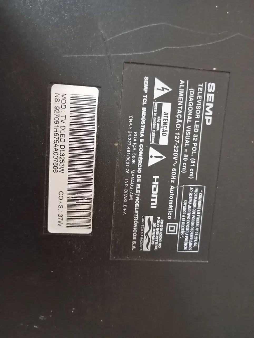 TV LED SEMP 32'' - Foto 2