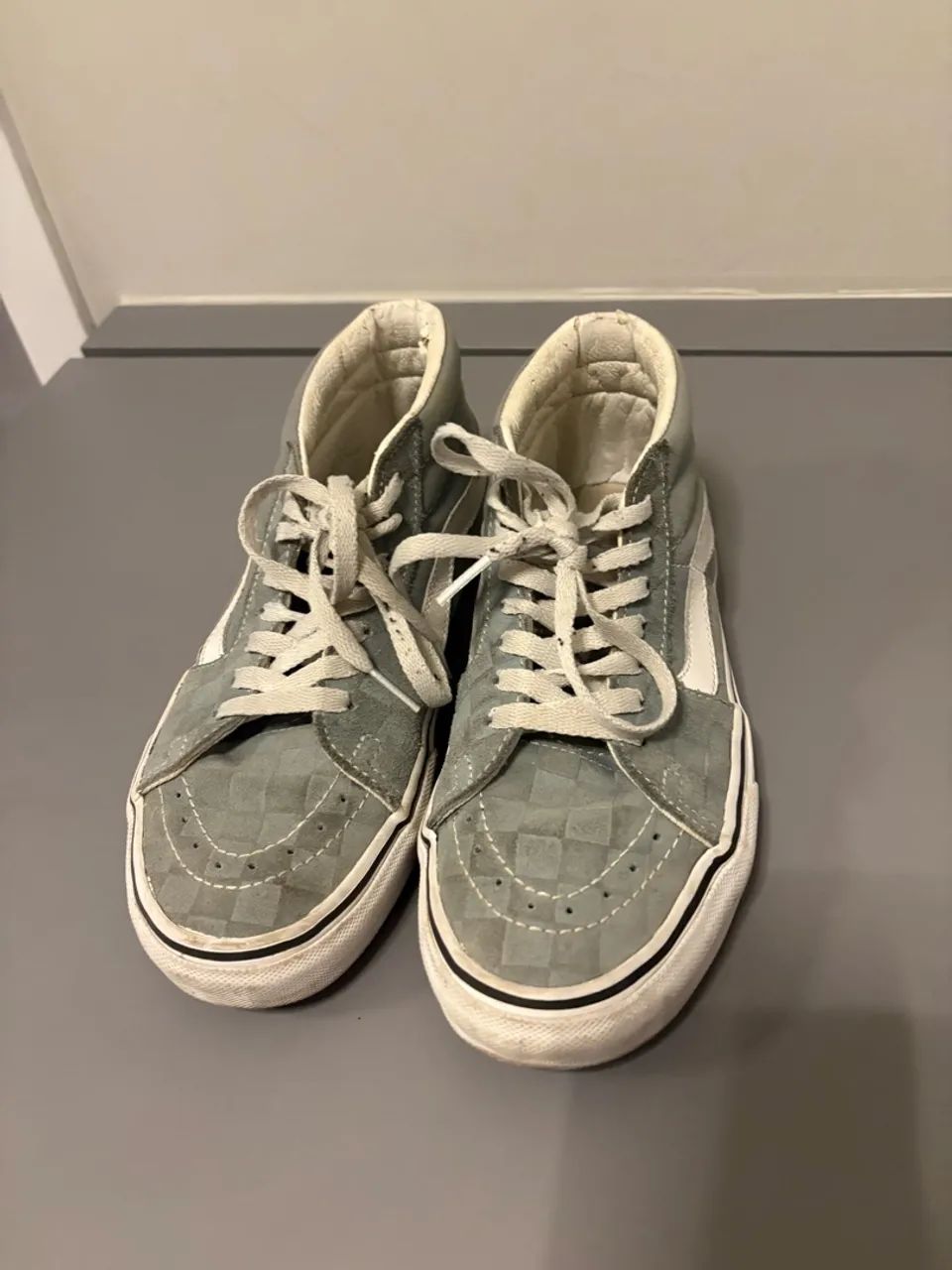 Tênis Vans Mid Cinza  - Foto 4
