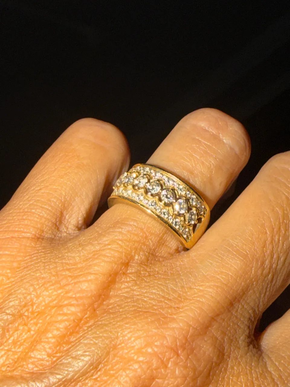 Anel de diamante 