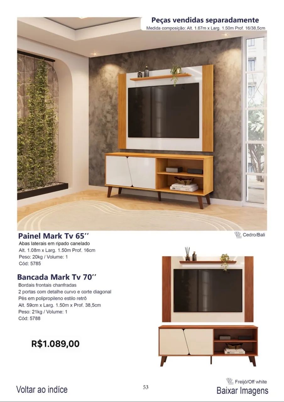 Painel Mark Tv 65"