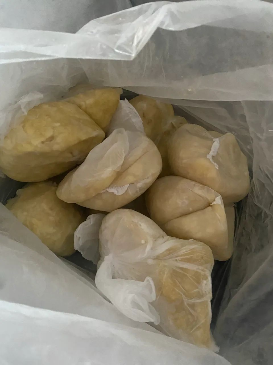 Polpa de cupuaçu na tesoura