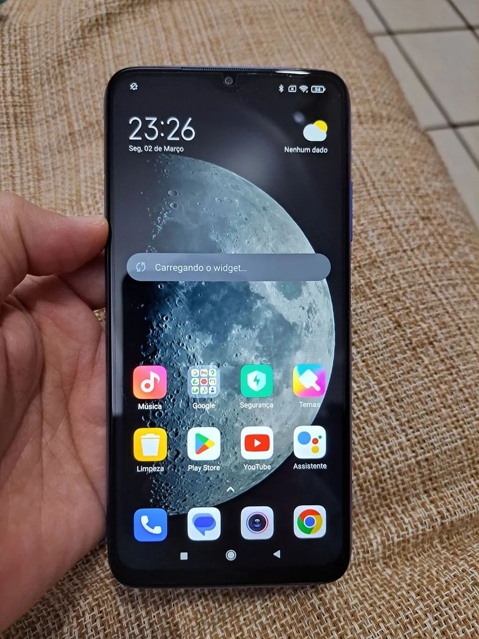 Smartphone Redmi 9T Azul Usado - Foto 2