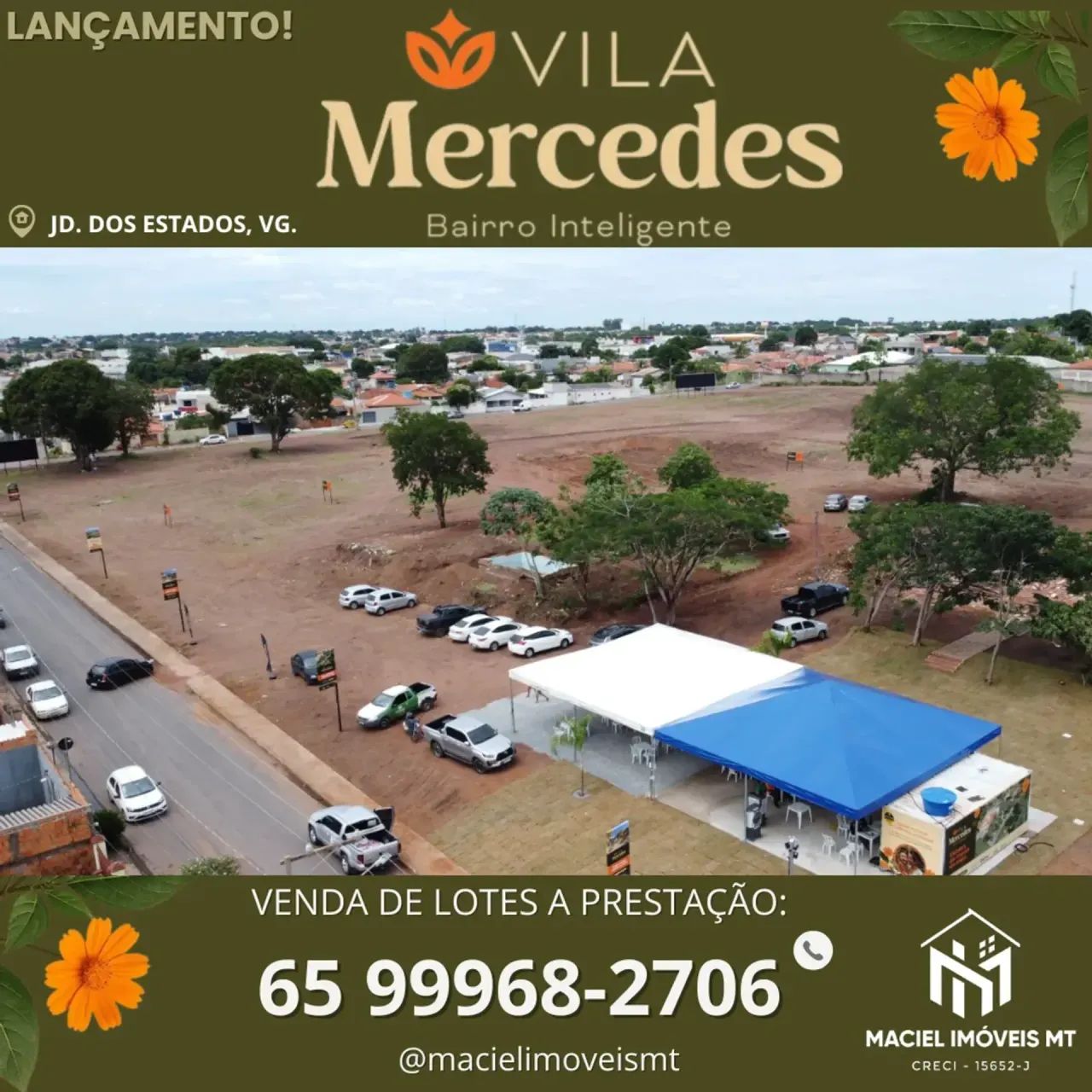 Vila Mercedes, bairro inteligente no Jardim dos Estados, Várzea Grande. - Foto 4