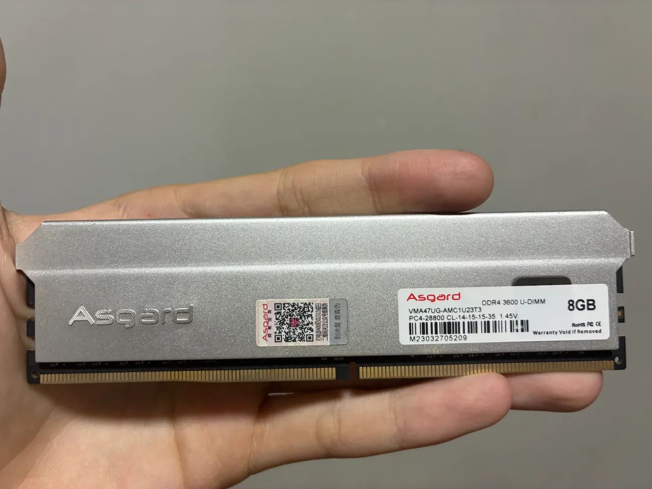 Duas Memórias Ram Asgard 3600Mhz de 8gb - Memória RAM - Eusébio