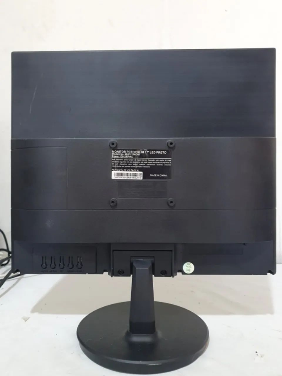 Monitor PCTOP 17 Polegadas MLP170HDMI VGA/HDMI C/ Cabo de força (testo na hora)   R$ = 169 - Foto 3