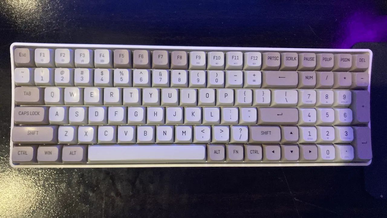 Teclado sem fio 100% mecânico Switch Yellow - Foto 2