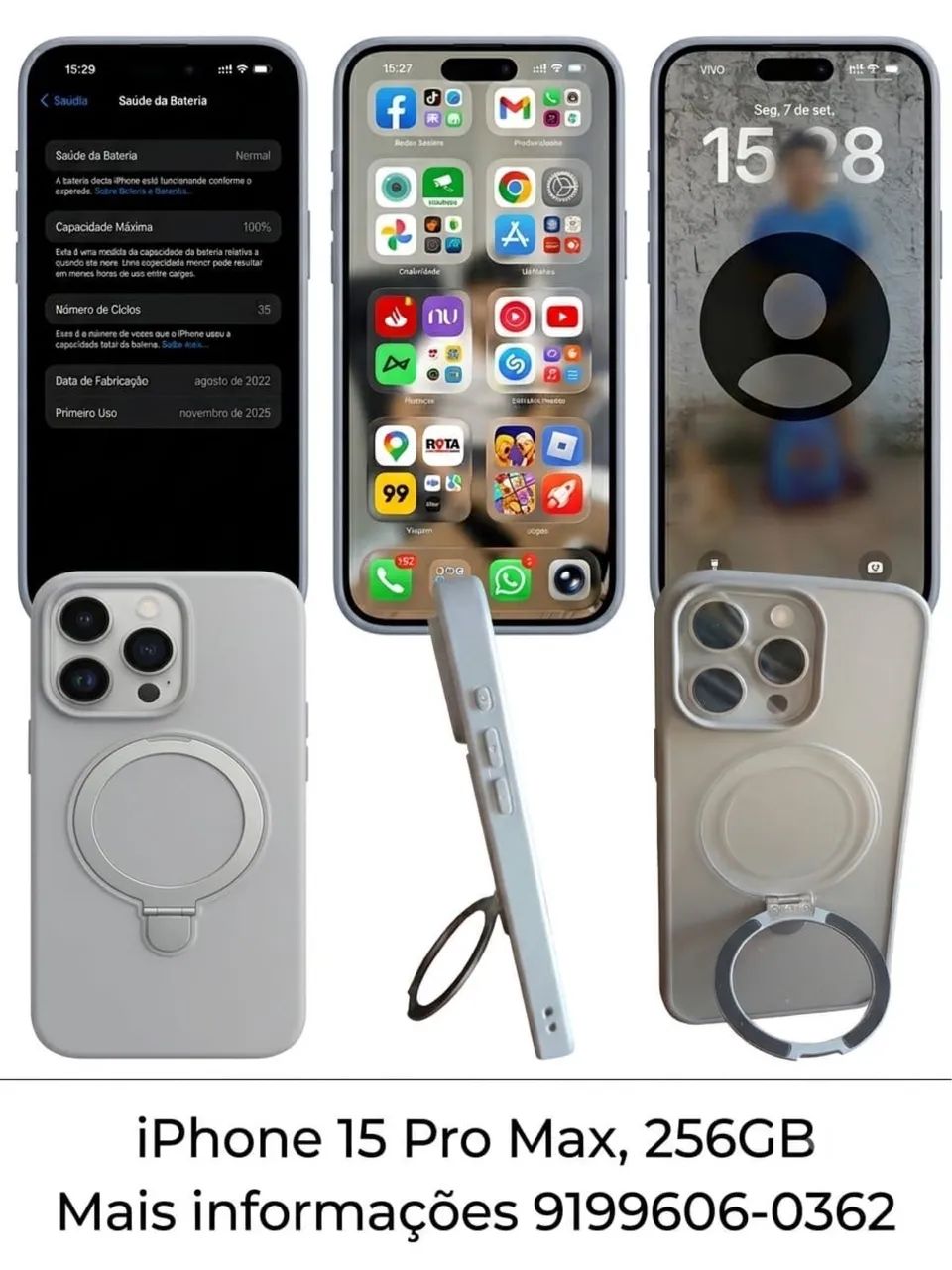 iPhone 15 Pro Max 256gbs em castanhal 