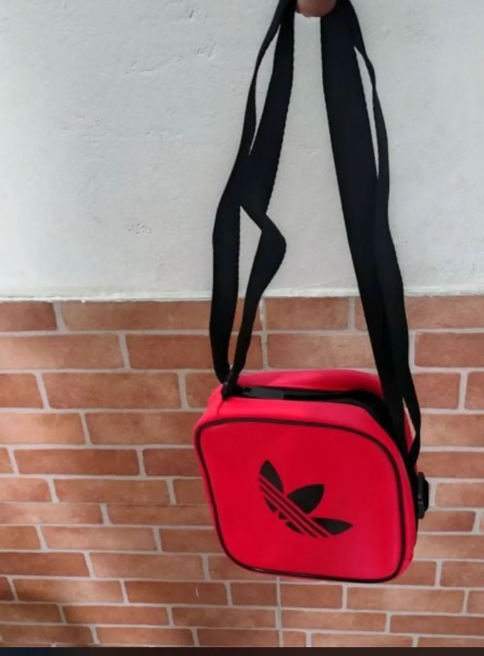 Bolsa Adicolor vermelha Adidas  - Foto 3