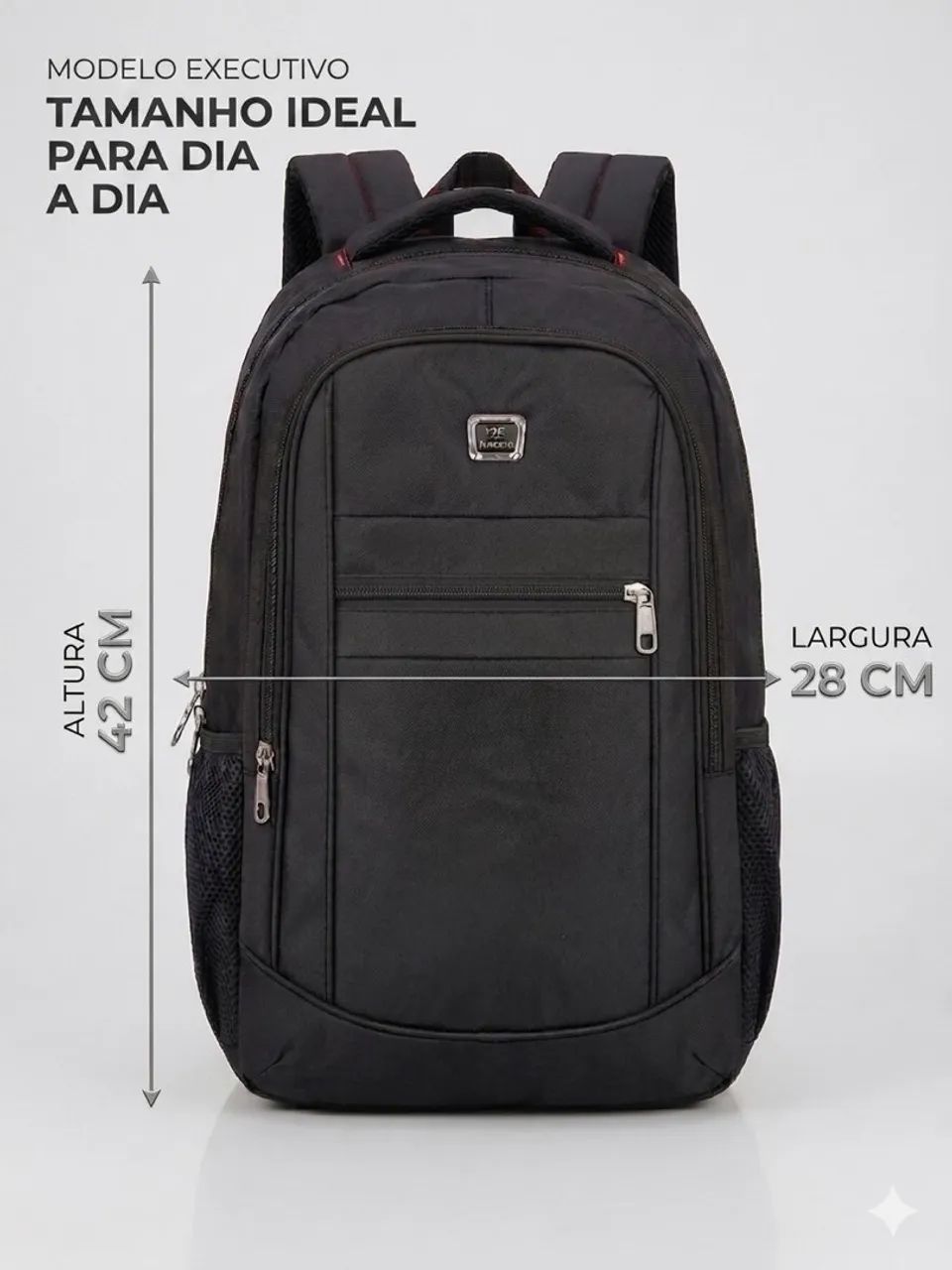 Mochila executiva preta - Foto 2