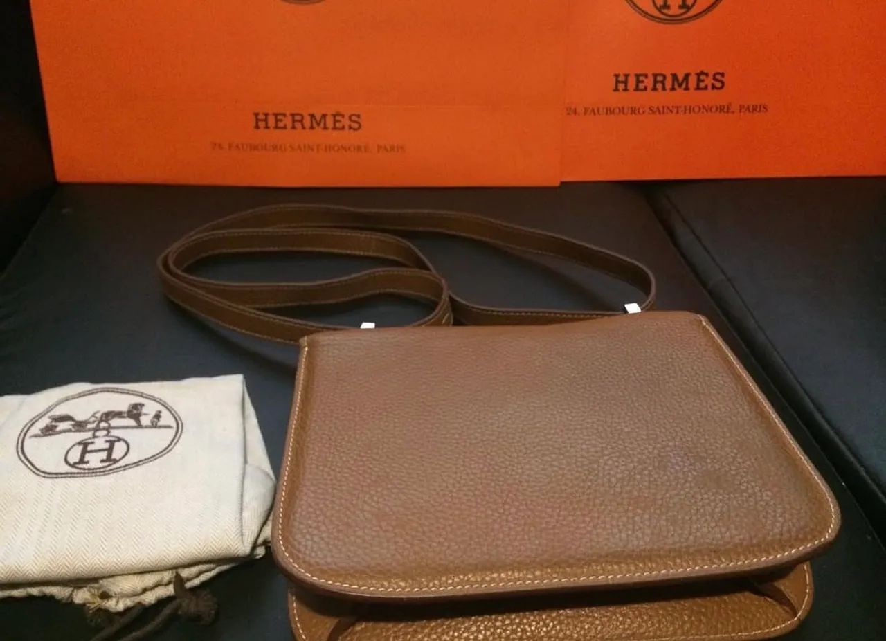 Bolsa Hermès Constance Caramelo com Prata - Foto 4