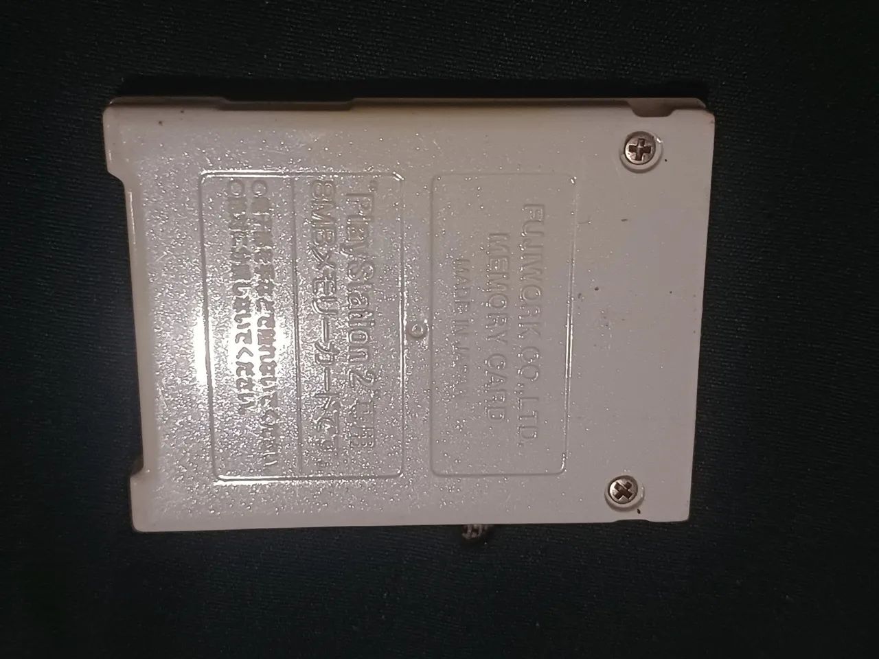 Memory Card Original Playstation 2 Ceramic White 8mb - Foto 3