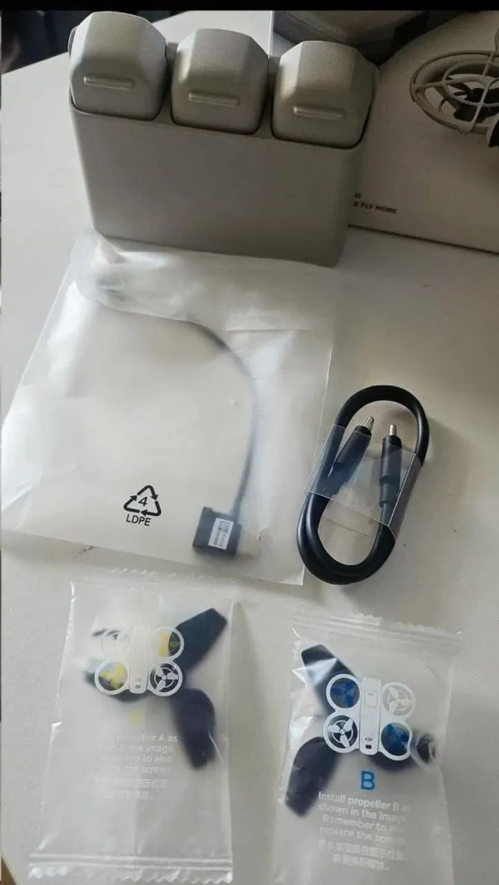 Drone DJI Neo 3 Baterias - Flymore Combo - Original e Praticamente Novo - Foto 4