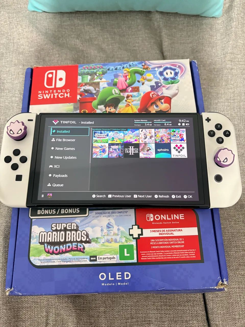 Vendo Nintendo Switch OLED Desbloqueado  - Foto 5