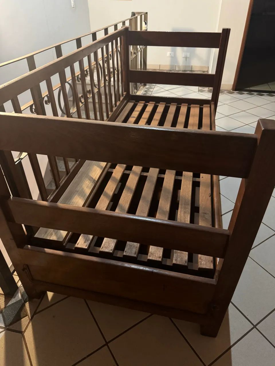 CAMA INFANTIL DE MADEIRA - Foto 4