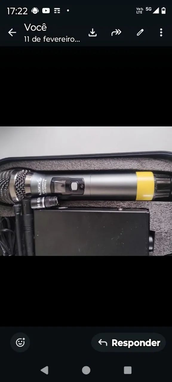 Vendo dois pares de microfone sem fio digital - Foto 4