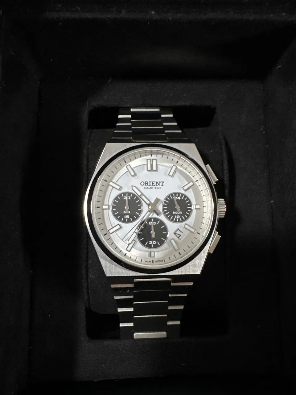 Relógio Orient Solartech MBSSC274 Branco