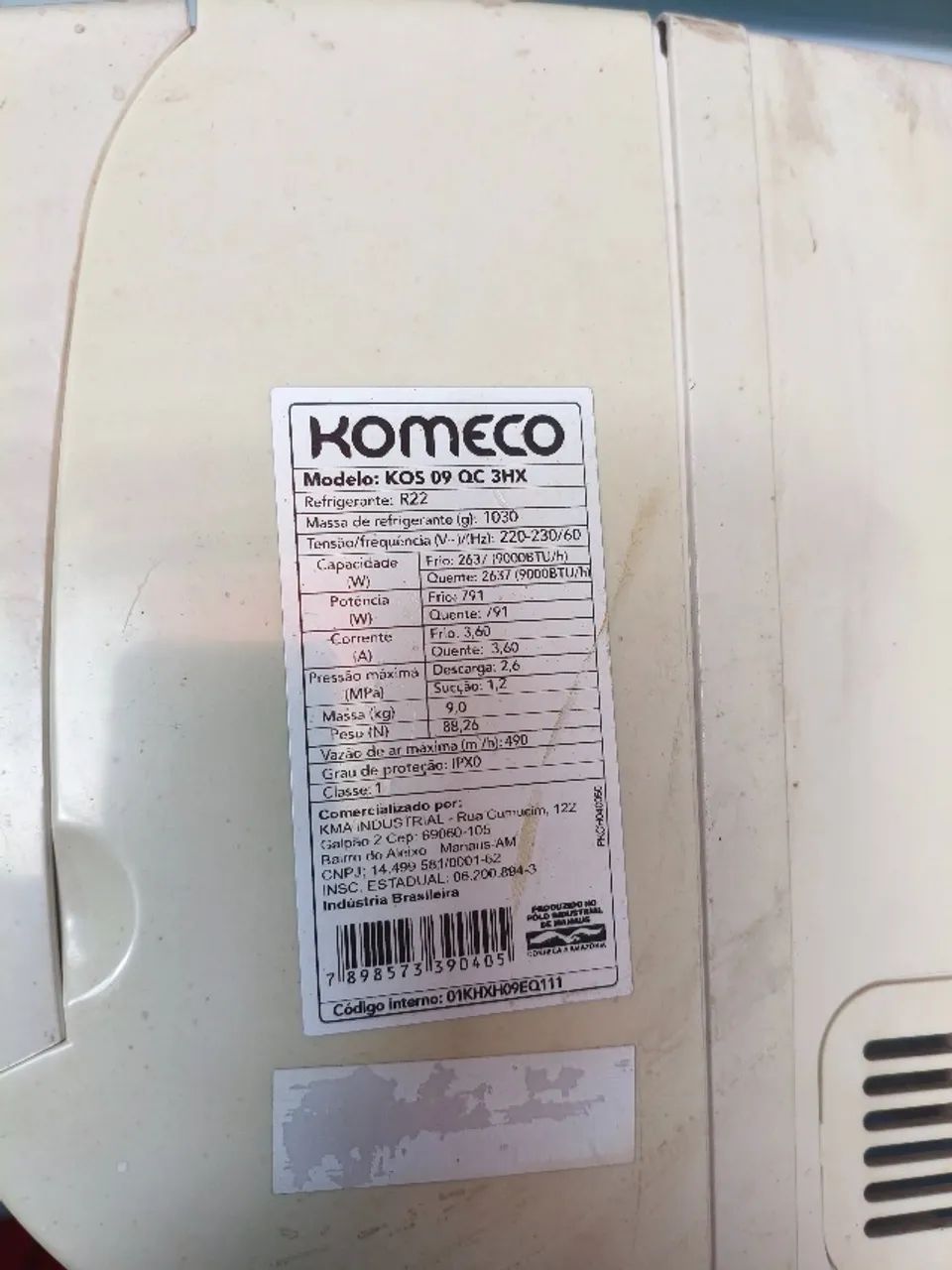 Ar condicionado split Komeco 9.000 btu's  - Foto 2