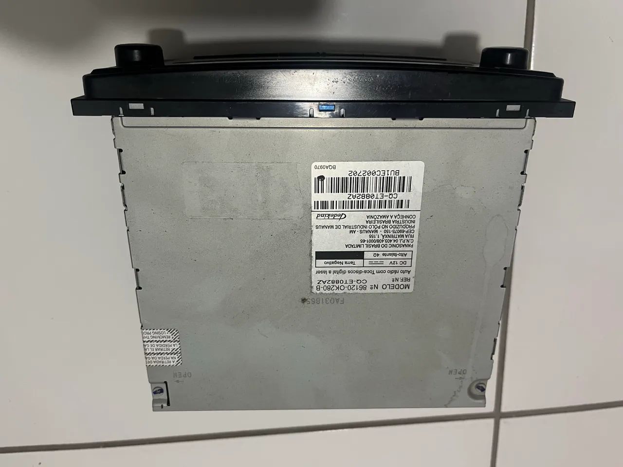 Rádio original da Hilux
