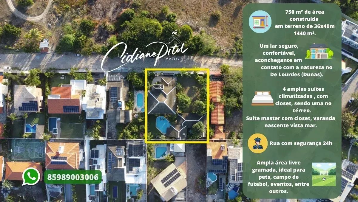 MANSÃO NAS DUNAS/ DE LOURDES - Foto 2