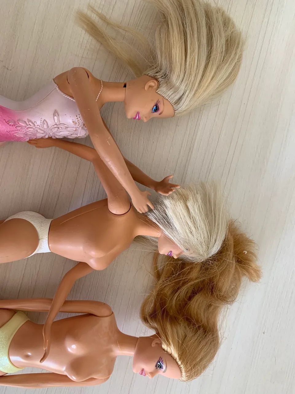 Lote3: 3 boneca Barbie sucata - Foto 2