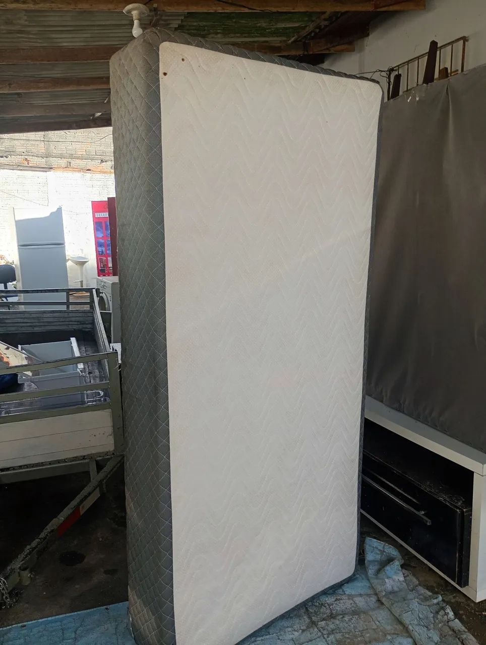 Base cama box de solteiro 