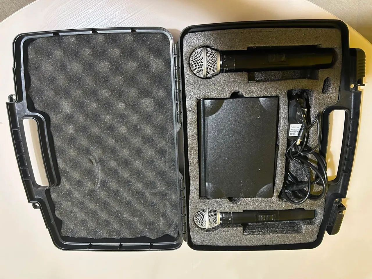 Microfone Sem Fio Duplo Kadosh K-402M - Pra vender logo - Foto 4