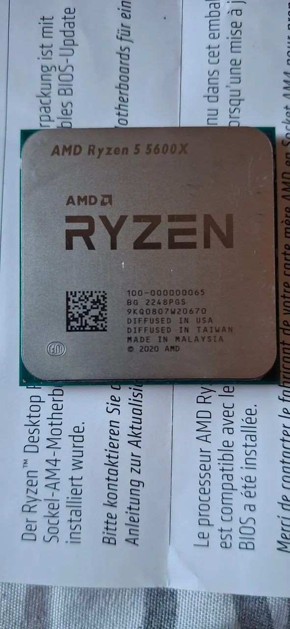 Processador amd ryzen 5 5600x  - Foto 3