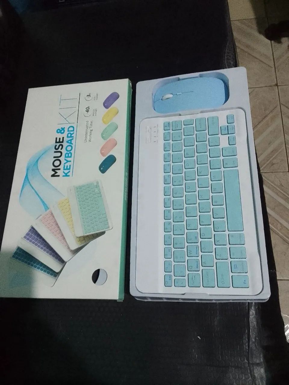 Kit teclado e mouse wireless 