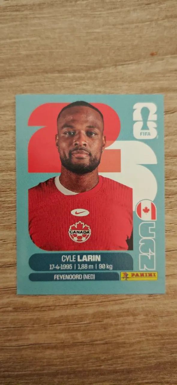 Figurinha Panini Copa do Mundo 2026 Cyle Larin