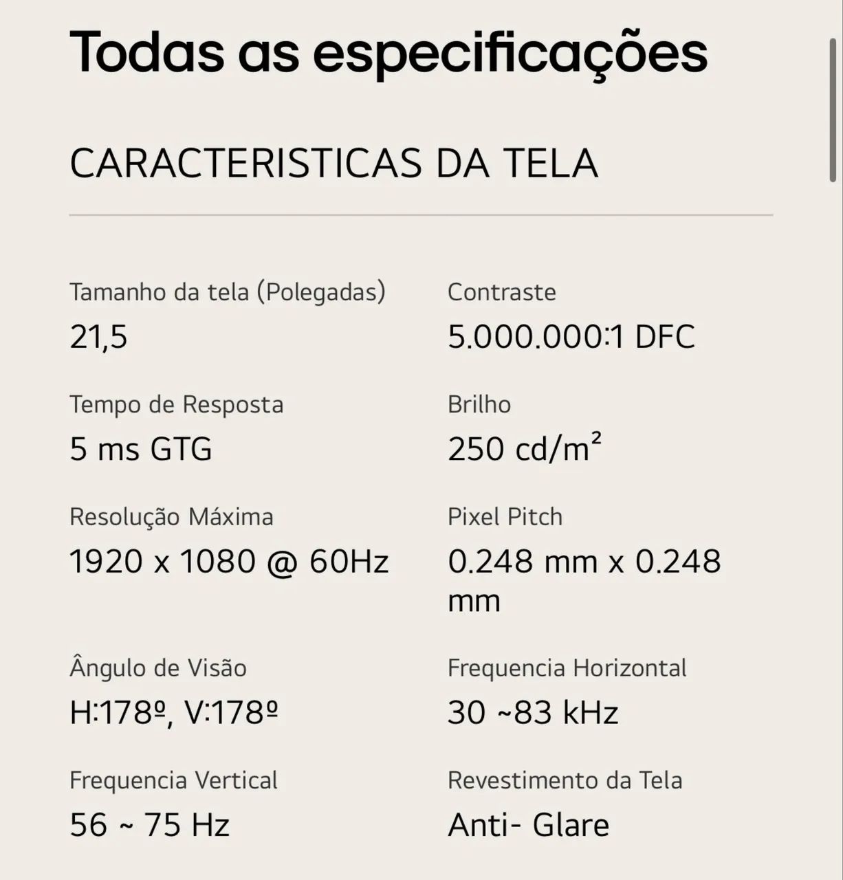 Monitor TV LG 21,5? IPS - Foto 5