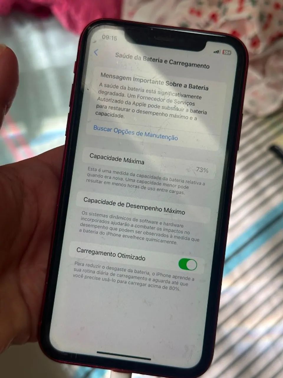 Iphone 11 128GB saúde da bateria 73% - Foto 3