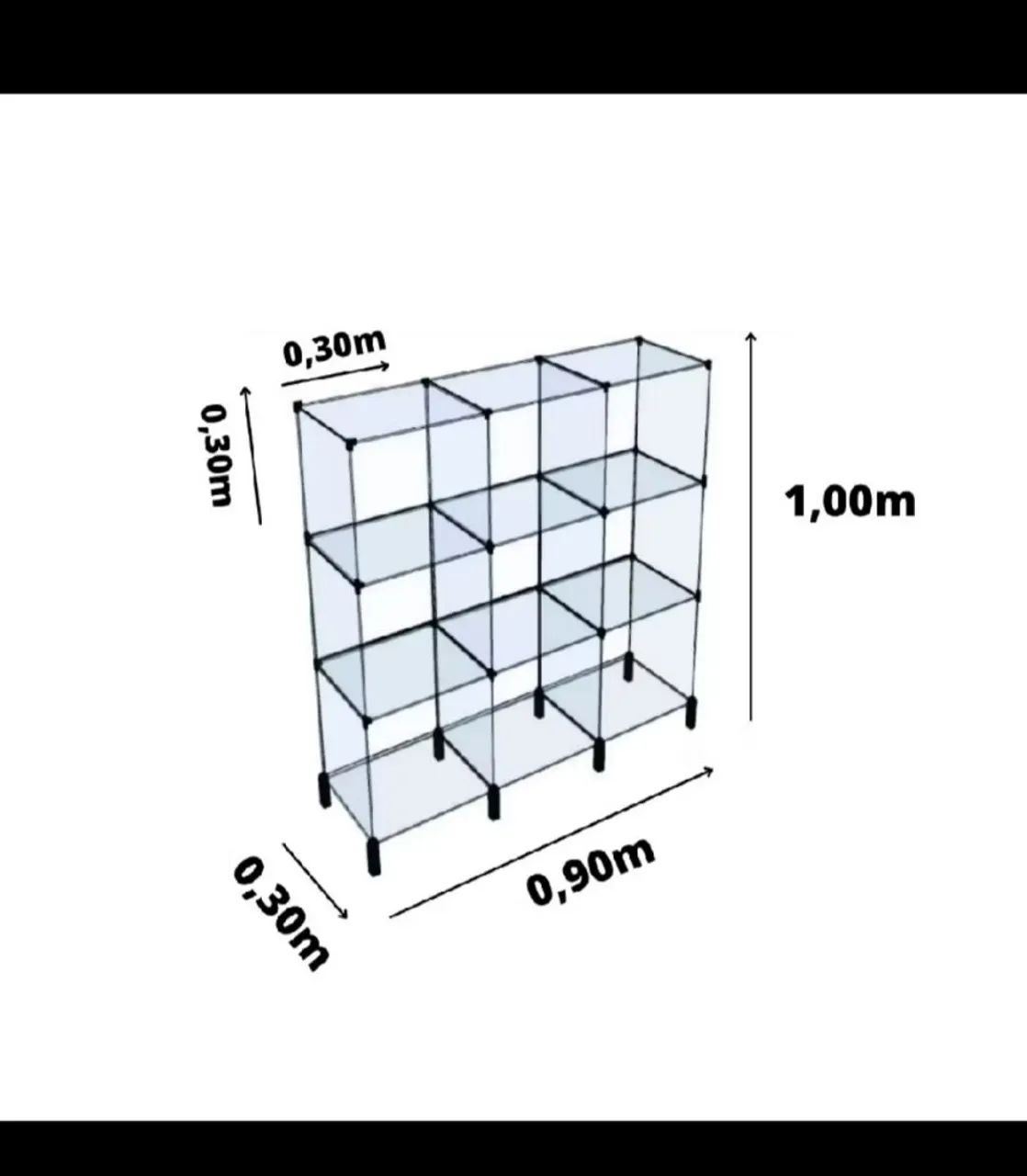 Balcão de vidro modulado  - Foto 2