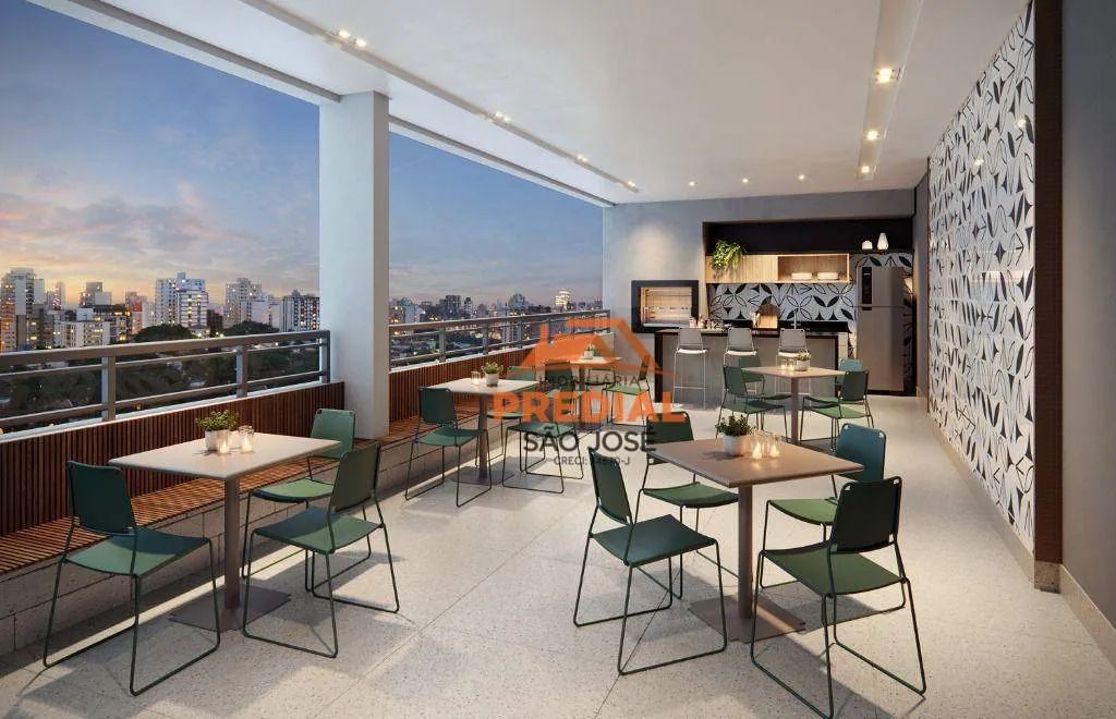 Sala comercial 78m² com 2 banheiros, varanda e vagas rotativas no Edifício Quadria  Jardim - Foto 2